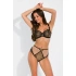 Dámska podprsenka ALLURE 19190 Black with beige - Mediolano