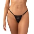 Dámske sexy tangá Violami Sexy black - Obsessive