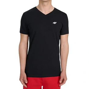 Pánske tričko 4F M3339 deep black 4FWMM00TTSHM3339 20S pánske Pánske tričko 4F M3339 deep black 4FWMM00TTSHM3339 20S pánske
