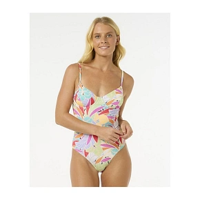 Jednodielne plavky RIP CURL Cala Vadella D-Dd One Piece, tyrkysové Jednodielne plavky RIP CURL Cala Vadella D-Dd One Piece, tyrkysové
