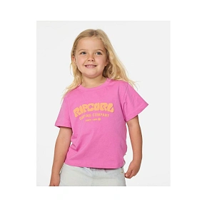 Dievčenské tričko RIP CURL Surf Puff Relaxed Tee – Girl, ružové, detské Dievčenské tričko RIP CURL Surf Puff Relaxed Tee – Girl, ružové, detské