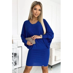 Netopierie šaty 402-6 chrpa - Numoco