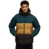 Puma Pánska mono bunda s kapucňou green-brown-black 688367 75 muži