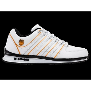 Tenisky K-swiss RINZLER WHITE/ORANGE POPPY/BLACK-M (01235-185-M)