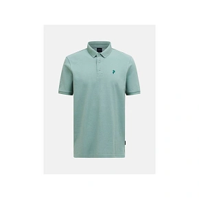 Pánske tričko PEAK PERFORMANCE M Classic Cotton Polo, zelené Pánske tričko PEAK PERFORMANCE M Classic Cotton Polo, zelené