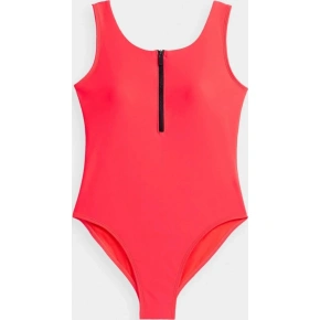 Dámske plavky H4L21-KOSP002 Neon Pink - 4F
