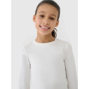 Dievčenský úzky top s dlhým rukávom 4F 4FJWSS25TLONF430-11S Dievčenský úzky top s dlhým rukávom 4F 4FJWSS25TLONF430-11S