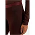 Legginsy termoaktywne damskie ODLO Merino 200 BL Bottom Long brązowe