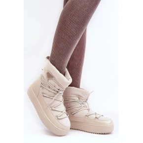Dámske snežnice NB606 189412 Beige - Seastar