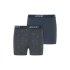 Pánske šortky 2Pack 305500 B90 tm. modrá s potlačou - Jockey