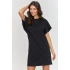 Denné šaty M875 čierne - Makadamia