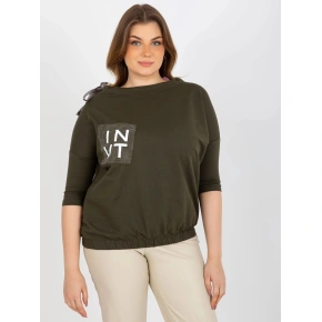 Dámska blúzka EM BZ HW 20 478.42P Khaki tmavozelená - FPrice