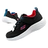 Detská športová obuv Skechers Bounder na suchý zips Lightweight Fashion Black