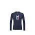 Pánske tričko MILLET Trilogy Wool Ts Ls M, tmavomodré