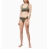 Športová podprsenka QF5577E-7GV khaki - Calvin Klein
