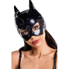 Dámska sexy erotická maska Erolanta 955020 Black - lesklá