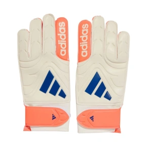 Adidas Copa Glove Club brankárske rukavice bielo-oranžové JN5339