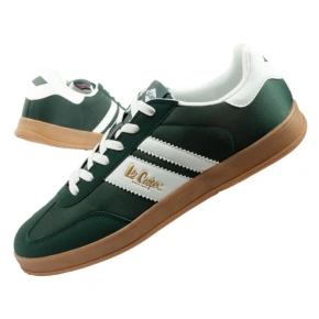 Lee Cooper športové topánky pánske tenisky módne pohodlné odolné zelené