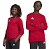 Adidas Detské tričko Entrada 26 mikina červená JZ6556
