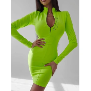 Dámske šaty 277387 neon limetka - Ola Voga