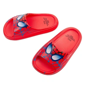 Chlapčenské žabky Leomil Spiderman light fairy red Marvel