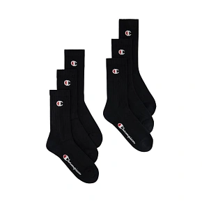 Champion 6-pack ponožky čierne U20005 KK001