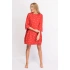 Dámska nočná košeľa LA095 Model 3 červená - LaLupa