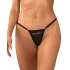 Dámske sexy tangá Violami Hungry black - Obsessive