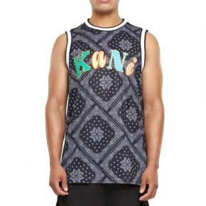 Karl Kani Tkaný podpis Paisley Basketball Tank M 6031440 Košeľa Karl Kani Tkaný podpis Paisley Basketball Tank M 6031440 Košeľa