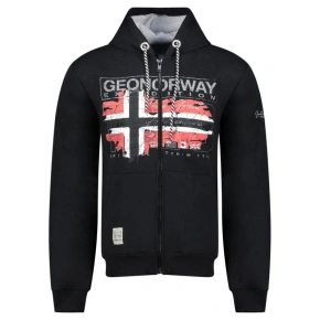 Geografické Nórsko Mikina Grusty DB 100 M WZ3083H/GN-Black pánske