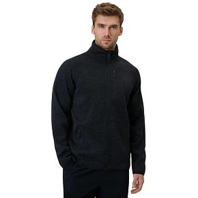 Pánsky fleece 4F M443 deep black melange 4FWSS26TFLEM443 20M Pánsky fleece 4F M443 deep black melange 4FWSS26TFLEM443 20M