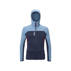 Pánska mikina MILLET Fusion Grid Hoodie M, modrá Pánska mikina MILLET Fusion Grid Hoodie M, modrá