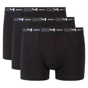 Pánske boxerky 3 ks COTTON STRETCH čierne - DIM