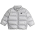 Detská bunda adidas Synthetic Down Glam Silver JM8870