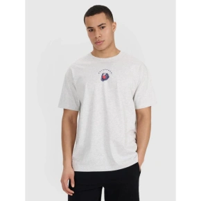 Pánske tričko oversize s potlačou 4F 4FRSS25TTSHM2981-27M Pánske tričko oversize s potlačou 4F 4FRSS25TTSHM2981-27M