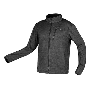 Bluza rozpinana OUTDOOR, pique, szara, rozmiar S Bluza rozpinana OUTDOOR, pique, szara, rozmiar S