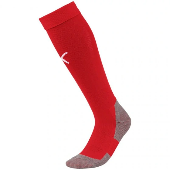 Unisex futbalové ponožky League Core 703441 01 Red - Puma