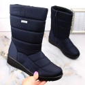Dámske vysoké snehové topánky W EVE436B navy blue - Novinky