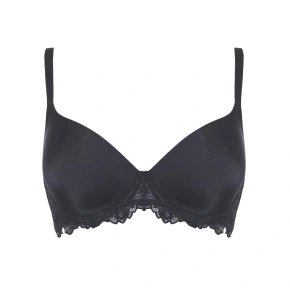 Balkónová podprsenka Mousse Pizzo Black - Lormar