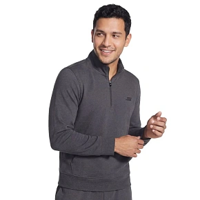 Skechers Weekend Easy 1/4 Zip LT269-BKCC Čierna L