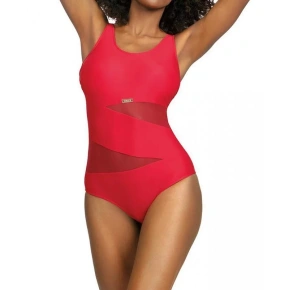 Dámske jednodielne plavky S36W-6 Fashion sport red - Self