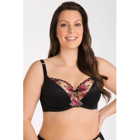 Dámska podprsenka K101/1 Gaby Black raft - Gorsenia