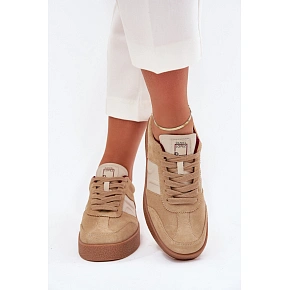 Dámske semišové tenisky SS2D4022 beige - Just Dare