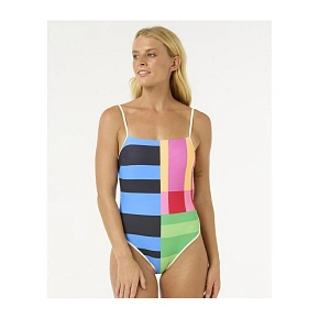 Jednodielne plavky RIP CURL Las Dalias Good One Piece, tyrkysové Jednodielne plavky RIP CURL Las Dalias Good One Piece, tyrkysové