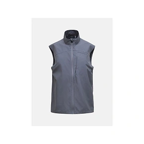 Pánska vesta PEAK PERFORMANCE M Glider Wind Vest, sivá Pánska vesta PEAK PERFORMANCE M Glider Wind Vest, sivá