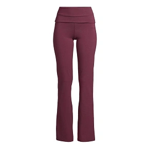 Dámske nohavice CASALL Sublime Folded Flare Pants, farba bordová Dámske nohavice CASALL Sublime Folded Flare Pants, farba bordová