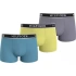 Pánske boxerky 3Pack UM0UM03185 0UM Blue/Yellow/Grey - Tommy Hilfiger