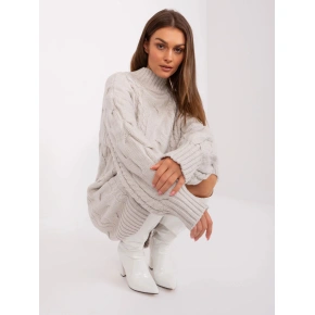 Dámske svetrové šaty 2367-1.35P svetlo béžové - Fprice