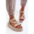 Sandále NN274A528 beige - Krok vo veľkom štýle