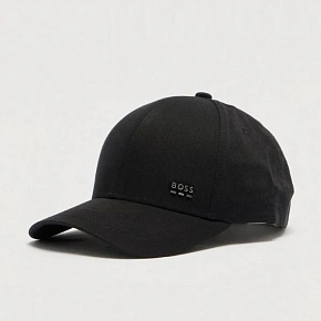 Hugo Boss Zed Metallic Logo Black Cap - 50555479-001
